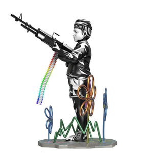 Crayon Shooter Polystone Sculpture Vinyl Figure Banksy