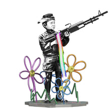 Load image into Gallery viewer, Crayon Shooter Polystone Sculpture Vinyl Figure Banksy
