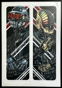 Daft Punk 'Guy & Thomas 2-Print Set' (Framed) Print Rhys Cooper
