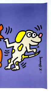 Dancing Cats and Dogs Print Keith Haring