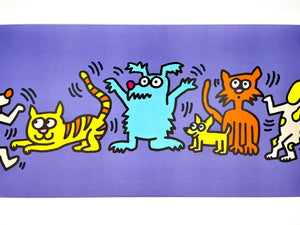 Dancing Cats and Dogs Print Keith Haring