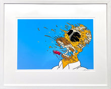 Load image into Gallery viewer, Deconstructed Homer - Blue Edition (Framed) Print Matt Gondek
