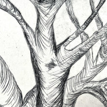 Load image into Gallery viewer, Etching Tree Print - Hand Embellished Madeleine Logan
