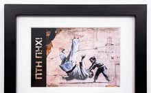 Load image into Gallery viewer, FCK PTN Complete Framed Set (Postcard + 6 Stamp Sheet) Media Banksy
