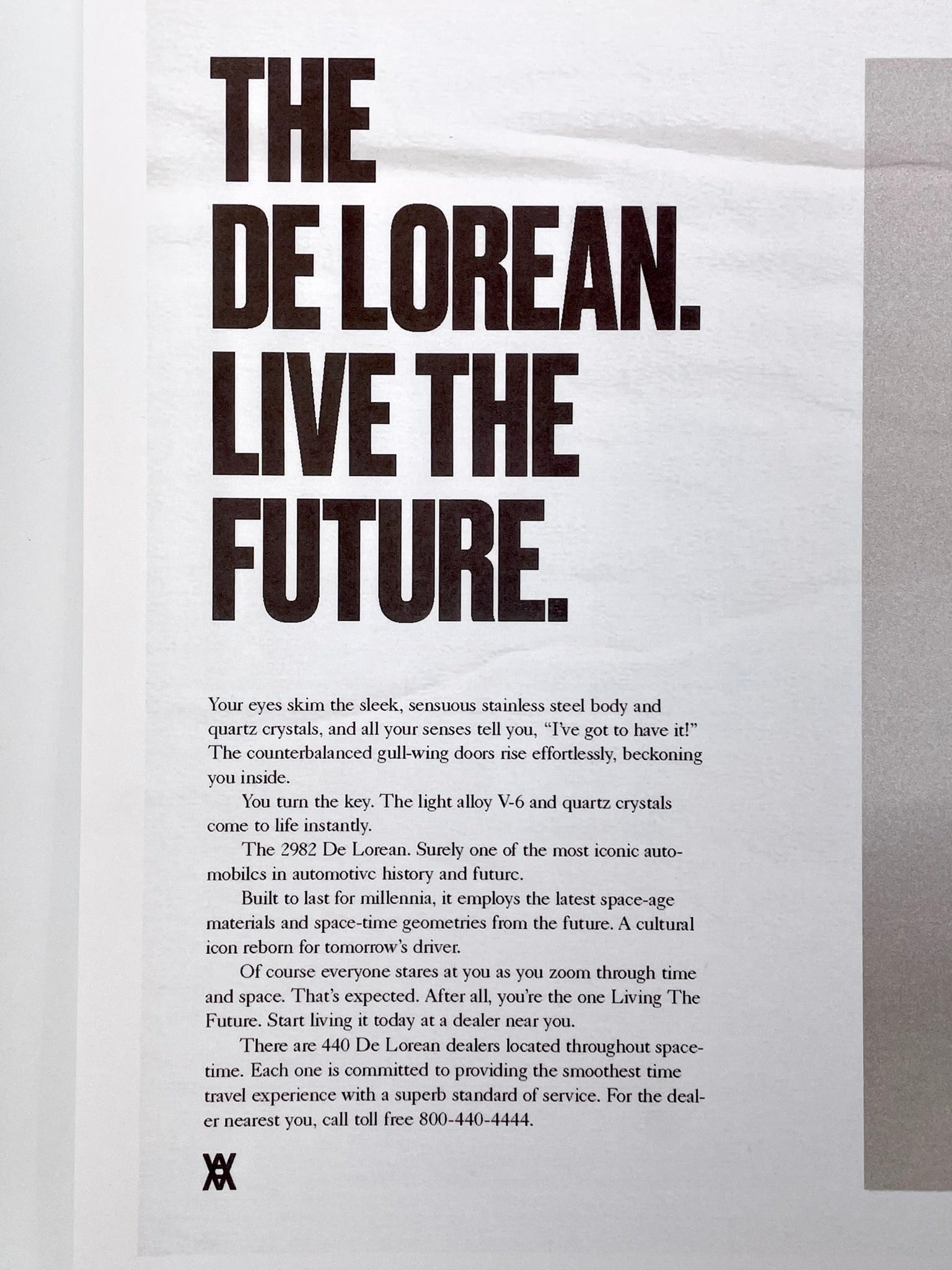Fictional Advertisement Examples Fictional Advertisement Poster - Delorean – Post Modern Vandal