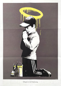 Forgive Us Our Trespassing Print Banksy