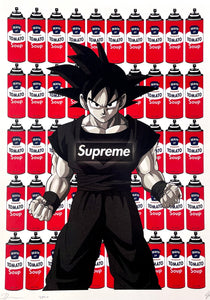 Goku's 50 Tomato Spraycans Print Death NYC