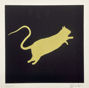 Golden Rat Posters, Prints, & Visual Artwork Blek Le Rat