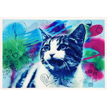 Load image into Gallery viewer, Graffiti Cat Print R3L
