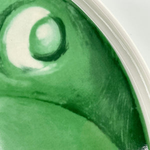 Green Face Ceramic Plate Ceramic Kenny Scharf