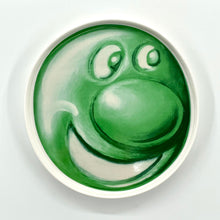 Load image into Gallery viewer, Green Face Ceramic Plate Ceramic Kenny Scharf
