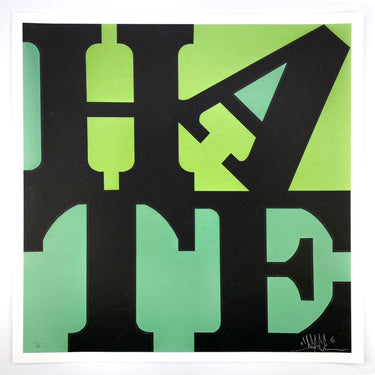 小物 HATE HATE (Green), 2006 – Post Modern Vandal