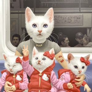 Hello Kitties Print Matthew Grabelsky