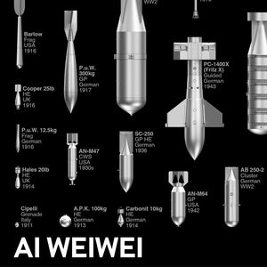 History of Bombs Posters, Prints, & Visual Artwork Ai Weiwei