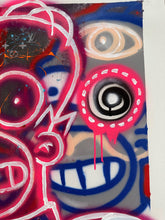 Load image into Gallery viewer, Homer Simpson - Louis Vuitton (Double Neon Series) Painting Jago Oner
