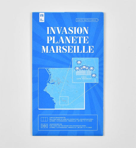 Invasion Map of Marseille Book/Booklet Invader