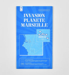 Invasion Map of Marseille Book/Booklet Invader