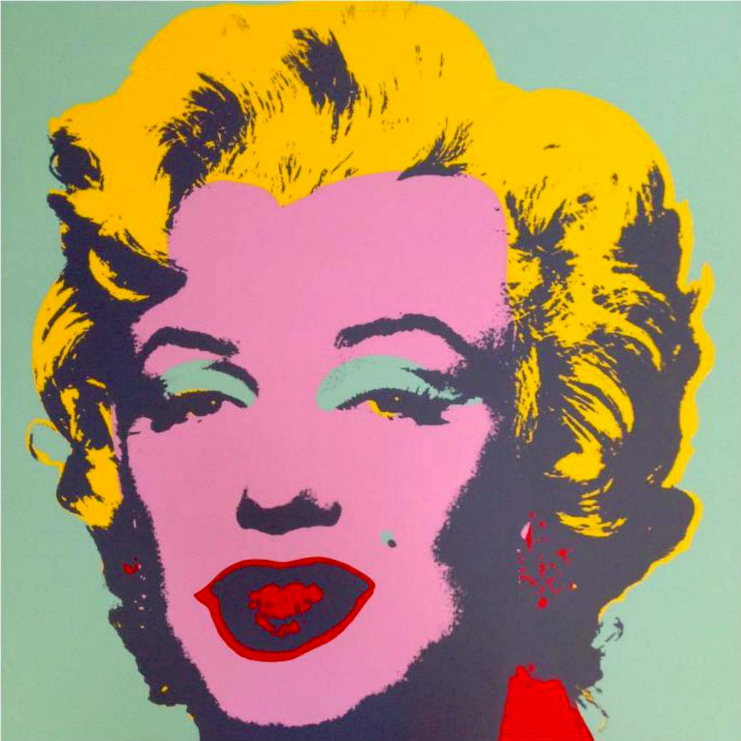 Marilyn Monroe (XL - Olive Colorway) Print Andy Warhol