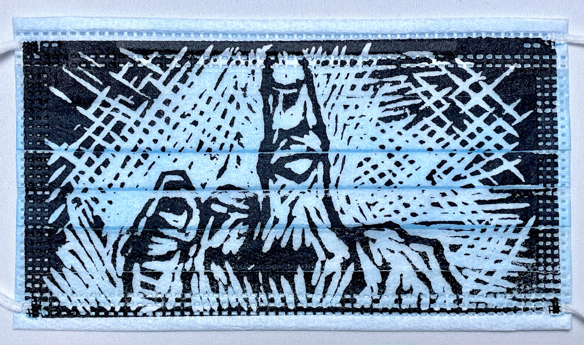 Middle Finger Post Mask With Middle Finger โ Post Modern Vandal