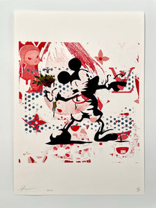 Mickey Bomb Thrower Print Death NYC
