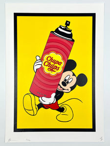 Mickey Chupa Spray Print Death NYC