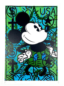 Mickey Haring Dollars Print Death NYC