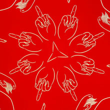Load image into Gallery viewer, Middle Finger in Red Print Ai Weiwei
