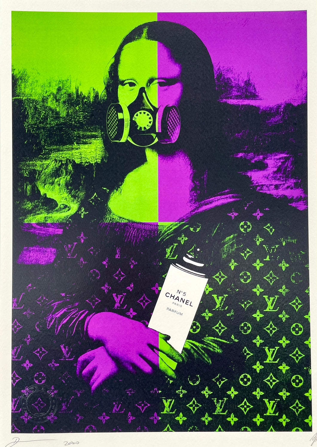 Mona Lisa Respirator Print Death NYC