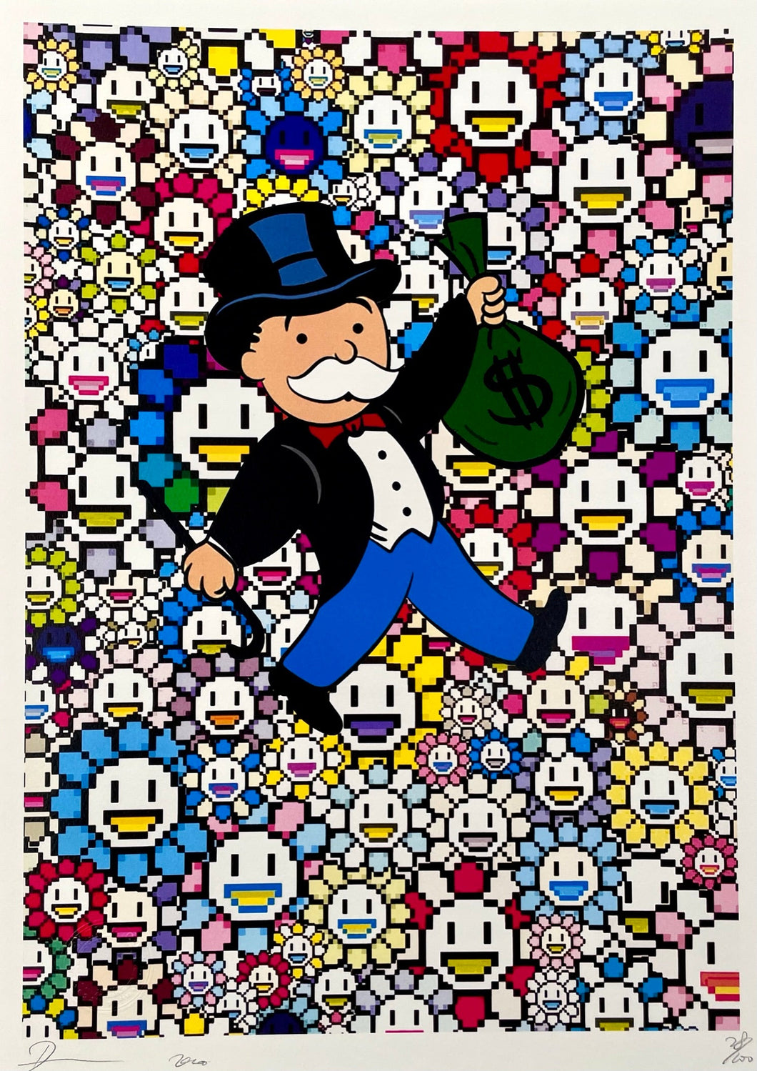 Monopoly Murakami Print Death NYC