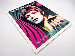 Moonage Daydream (David Bowie) Print Shepard Fairey