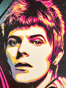 Moonage Daydream (David Bowie) Print Shepard Fairey