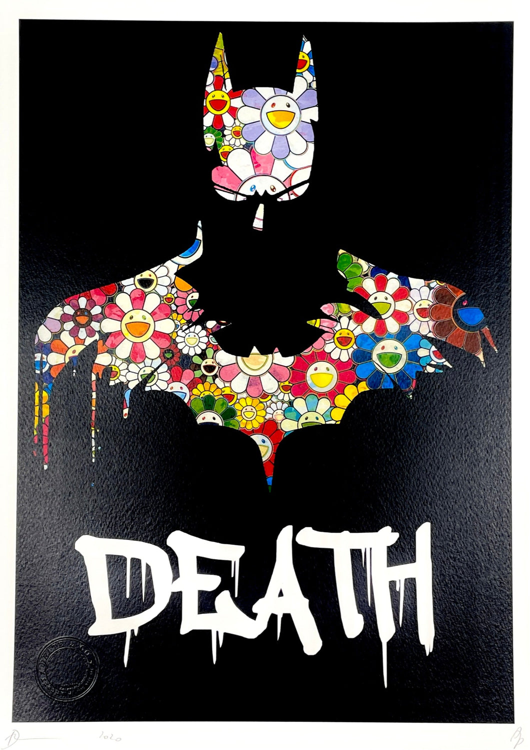 Murakami Batman Print Death NYC