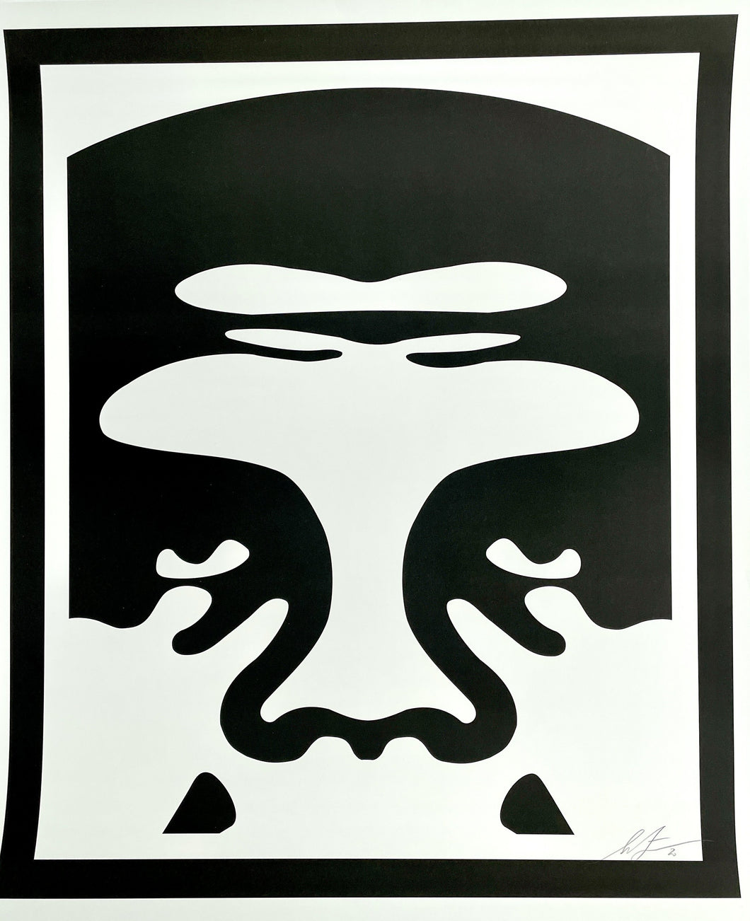 Obey 3-Face (Top Face) Print Shepard Fairey