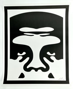 Obey 3-Face (Top Face) Print Shepard Fairey