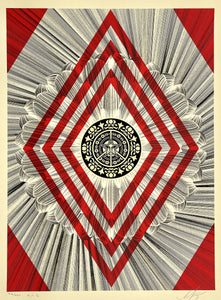 Obey K&S Flower Diamond Posters, Prints, & Visual Artwork Shepard Fairey x Kai & Sunny