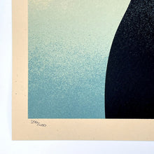 Load image into Gallery viewer, Obey Noir Flower Woman (Blue) Print Shepard Fairey
