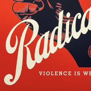Obey Radical Peace (Red) Print Shepard Fairey