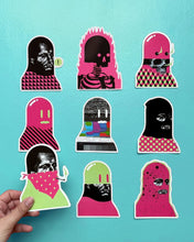 Load image into Gallery viewer, OG Cyber Bandits Sticker Pack (9 Stickers) Print Michael Reeder
