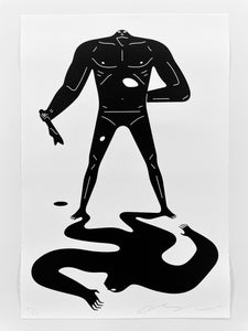 On the Sunny Side of the Street (white) Print Cleon Peterson