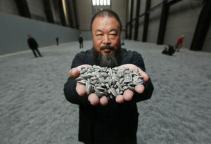 Porcelain Sunflower Seed (Framed) Ceramic Ai Weiwei