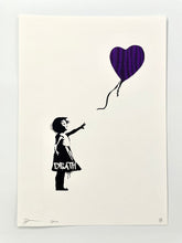 Load image into Gallery viewer, Pumpkin Balloon Girl (Purple) Print Death NYC
