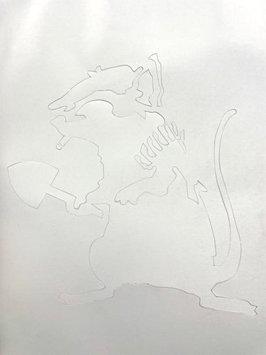 RAT STENCIL - Bizarre Magazine Issue No. 60 Book/Booklet Banksy