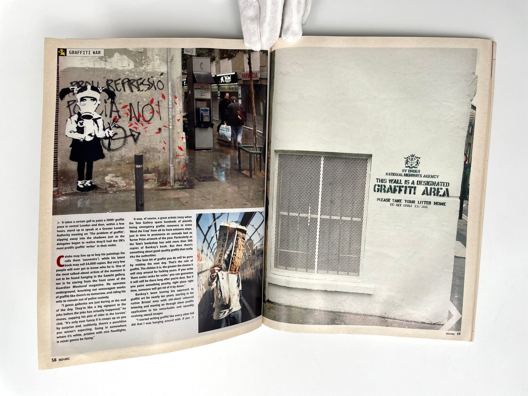 RAT STENCIL - Bizarre Magazine Issue No. 60 – Post Modern Vandal