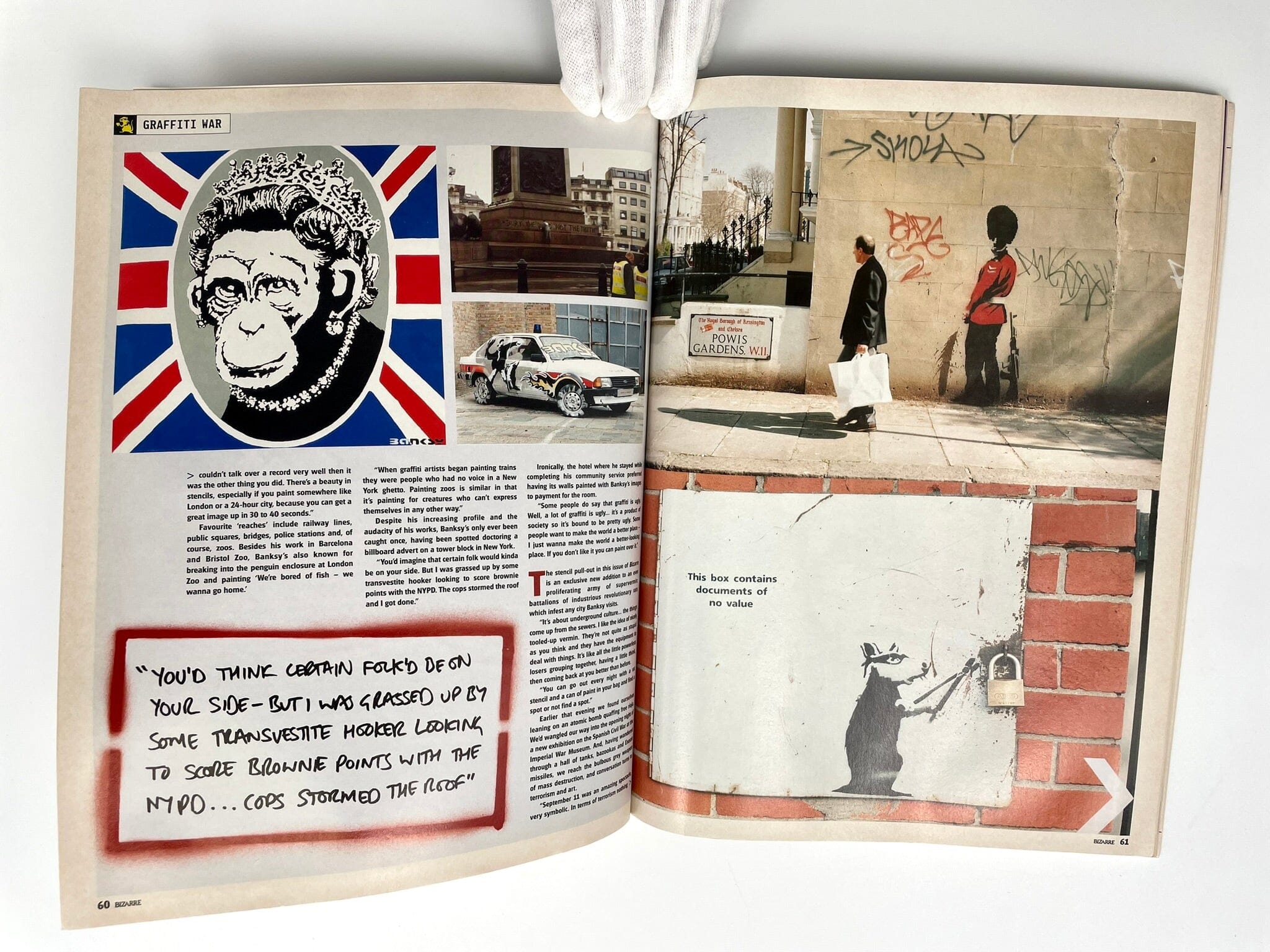 RAT STENCIL - Bizarre Magazine Issue No. 60 – Post Modern Vandal