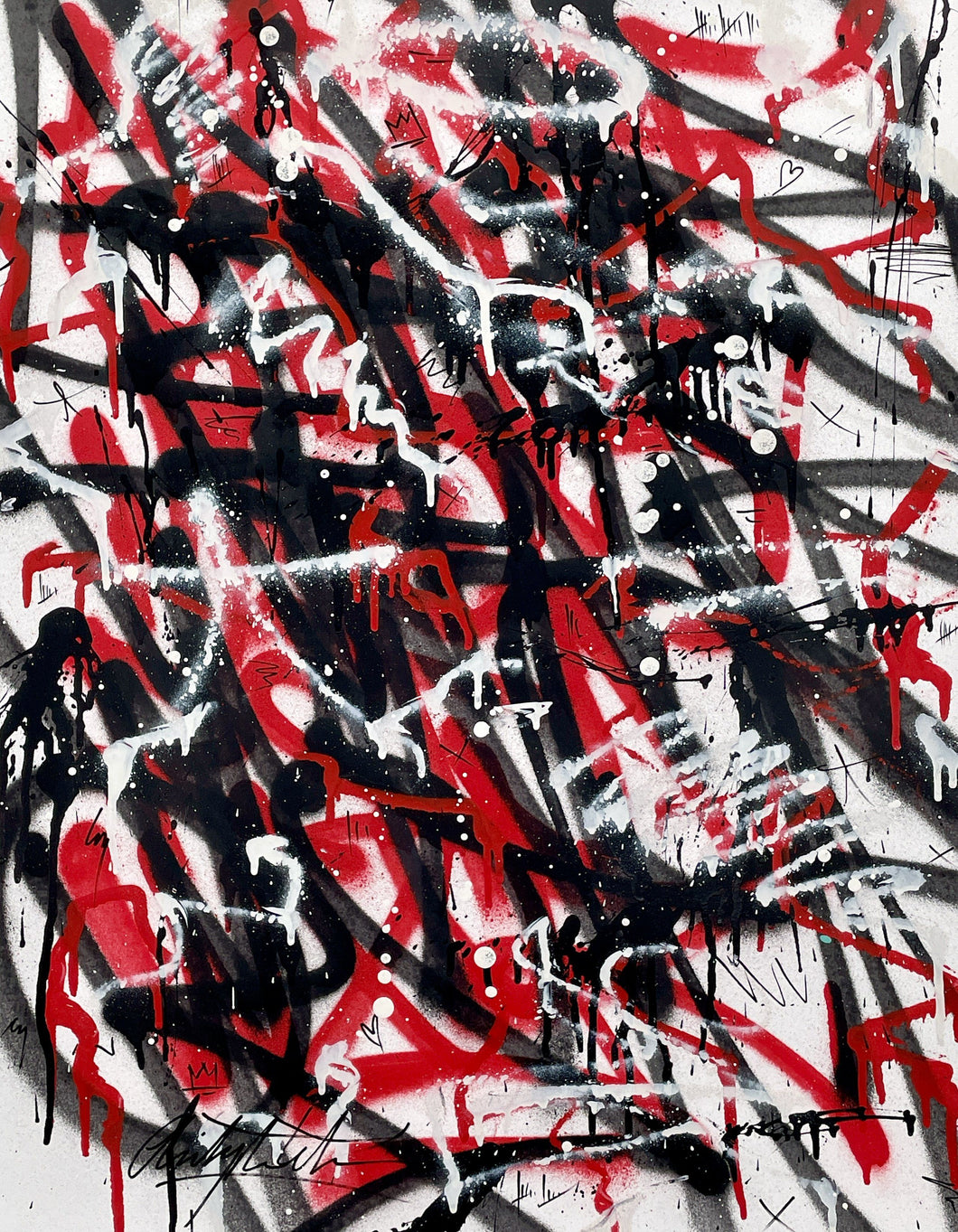 Red Alpha Painting Tophe