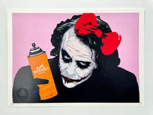 Red Bow Joker Print Death NYC