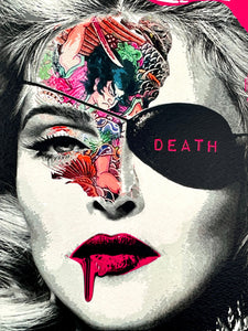 Red Bow Madonna Print Death NYC