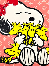 Load image into Gallery viewer, Red Bow Snoopy and Woodstock Print Death NYC
