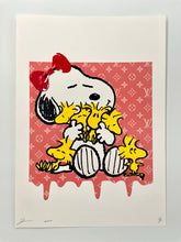 Load image into Gallery viewer, Red Bow Snoopy and Woodstock Print Death NYC
