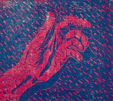 Load image into Gallery viewer, Red Hand Rain Print - Hand Embellished Madeleine Logan

